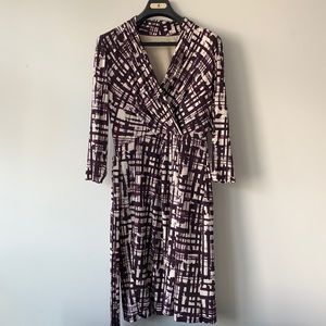 Faux Wrap | Eliza J V Neck Dress